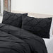 Nestl Black Duvet Cover Full Size - Pintuck Juego De Funda N 3