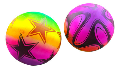 Pack of 50 Inflatable Fluorescent Rubber Beach Volleyball Balls 1