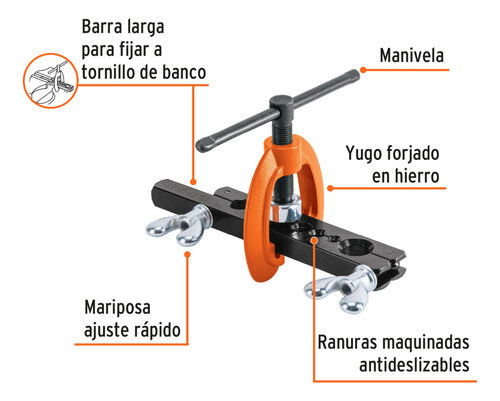 Truper Avellanador Excéntrico Refrigeración 3/16 A 5/8 1