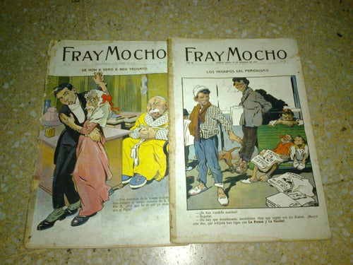 Fray Mocho Lote X2 Revistas Argentinas Febrero Marzo 1914 0