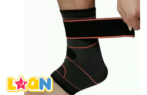 2 Adjustable Compression Ankle Braces Support Sprains Injuries 8