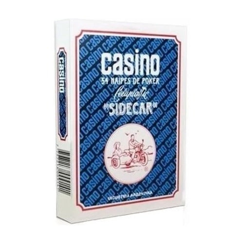 Casino Cartas Sidecar 54 Naipes Baraja Poker Alberico Magic 0