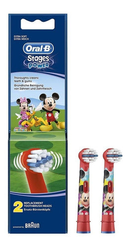 Repuesto Cabezal Cepillo Eléctrico Oral-b Kids Mickey 0