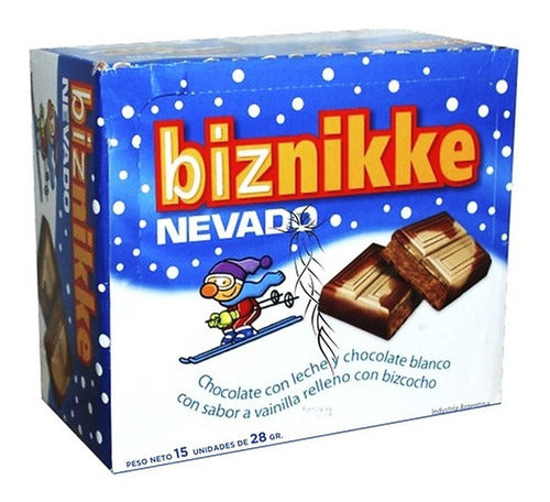 Biznikke Nevado Chocolate Biscuit Pack X 15 Units 0