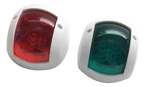 Luz Marinha Led Vermelha Verde 12v 24v Para Barco, Perfeita 0