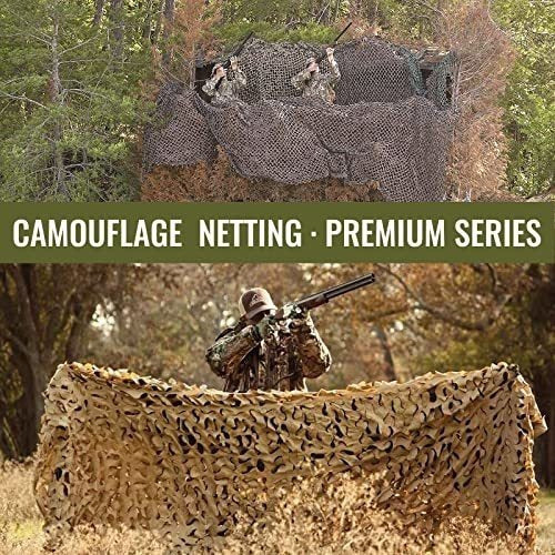 Aimdorarchery Hunting Netting Dry Grass Camouflage Netting Desert Camo Net 2x3m 4