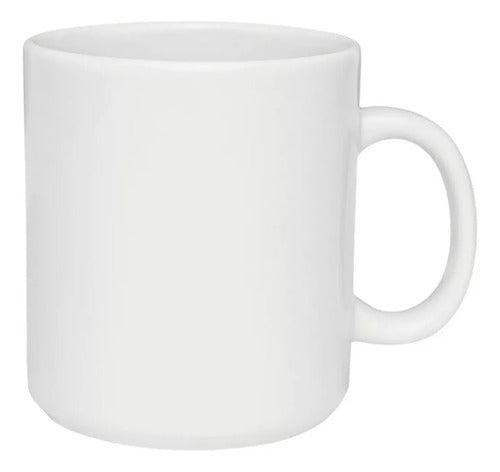 Eyal Taza De Cerámica Blanca Importada - Jarro Mug 1