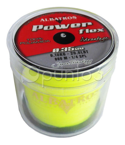 Albatros Tanza Pesca Nylon Power Flex 0.40mm 12.7 Kg X 650 M 0