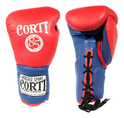 Corti Boxing Gloves 16 Oz Leather Kickboxing Professionals 27