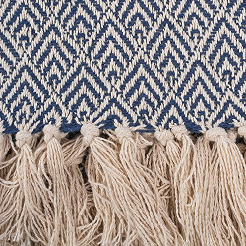 Dii Diamond Throw 50 X 60  , Nautical Blue, 1