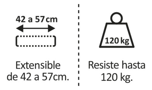 Nakan Carrito Para Heladeras SH800 Hasta 120 Kg Extensible 1