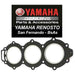 Junta De Tapa De Cilindros Original Yamaha 60hp 3 Cilindros 0