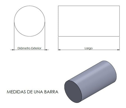 Grilon Polyamide 6 Bar Ø 20 X 1000 Mm 1