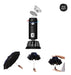 Mol Hats Short Automatic Inverted Umbrella with LED Flashlight 10 Panels HQ 2