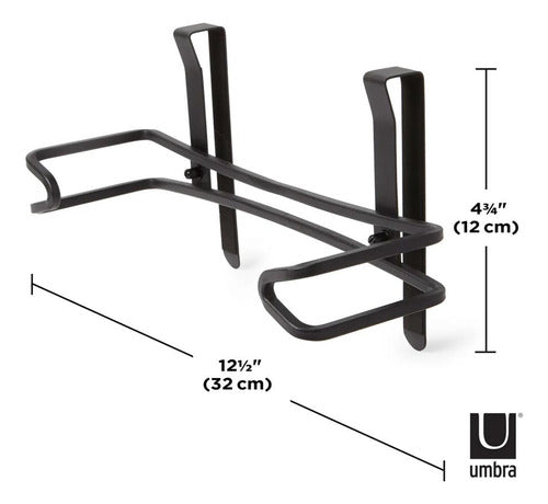 Umbra Squire Multi-Purpose Black Kitchen Paper Holder 4