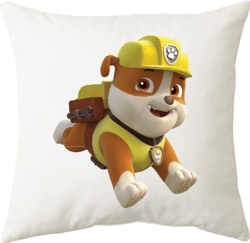 Alitas Deja Volar Almohadón Sublimado - Patrulla Canina - Paw Patrol 30 X 30 4