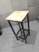 Industrial Iron and Wood Stool F021 - In Stock 0