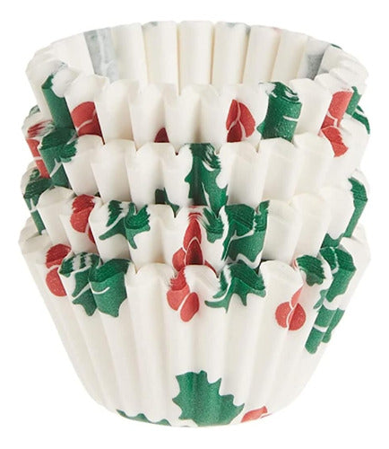 Fox Run Christmas Disposable Bake Cups, 2 X 2 X 1 Pulgadas, 0