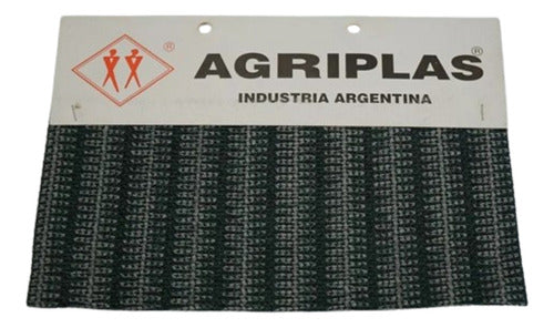 Agriplas Media Sombra 98% Premium 4.2 X 5 M Rayada Verde Y Gris Plata 0