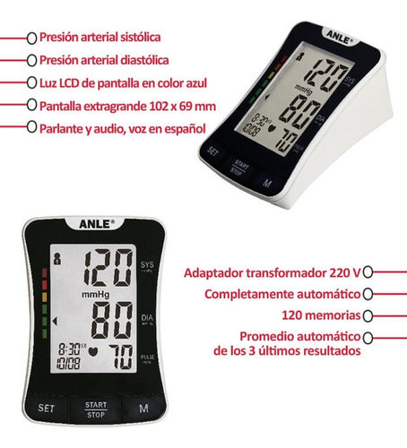 Anle Digital Blood Pressure Monitor BP102 1