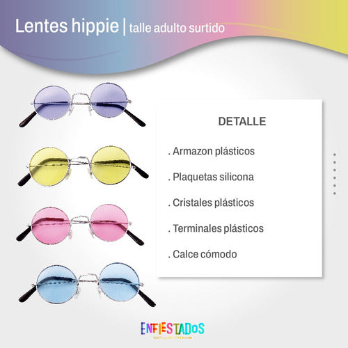 Hippie Lennon Glasses Party Round Sunglasses x20 3