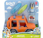 Muñeco Bluey Perrito Con Camioneta 4 X4 Original Disney 1