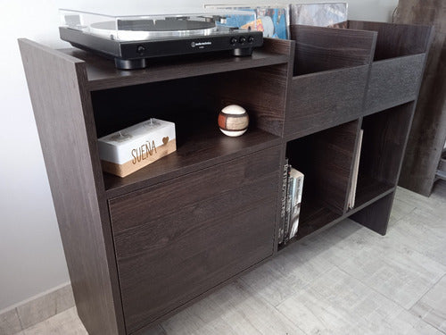 Double Decker Record Player and Vinyl Table Furniture 3