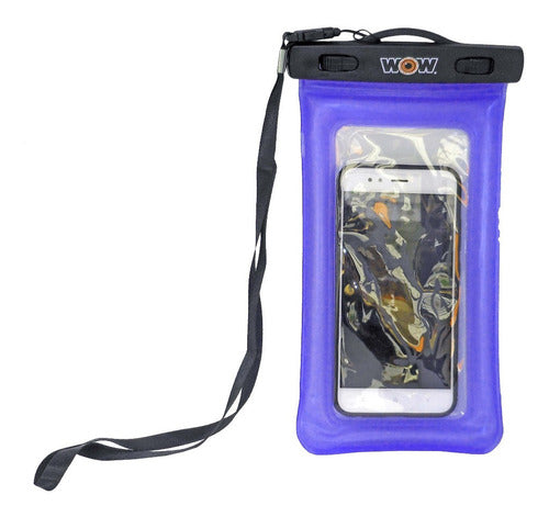 WOW Waterproof Transparent Bag 12x21cm for Cell Phones 0