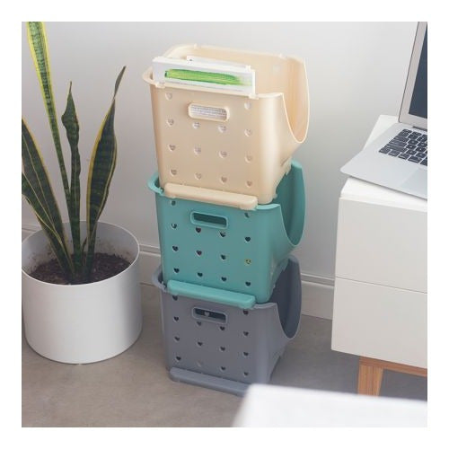 Kuma Home Stacking Basket Organizer Cesto Caja 4