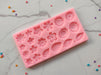 Dolcre Multi Flowers and Leaves Silicone Mold Model 2 1