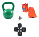 FTL Fitness Combo: 3kg Ankle Weights + Rechargeable Dumbbells + 8kg Kettlebell 0