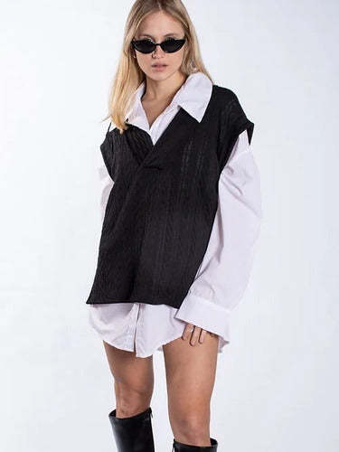 Oversize Shirt with Pocket 2