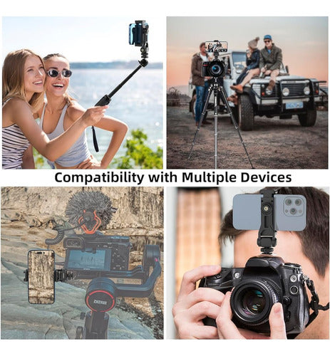 Coman Metal Tripod Phone Holder - Support 4