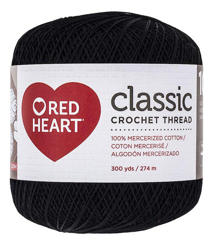 Abrigos Crochet Red Heart Classic Crochet, Hilo Tamaño 10, N 0