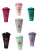 Reusable Mother's Day Gift Souvenir Designs Pastel Colors Starbucks Style Cup 1