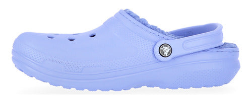 Crocs Unisex Clog with Sherpa in Light Blue | Dexter 1