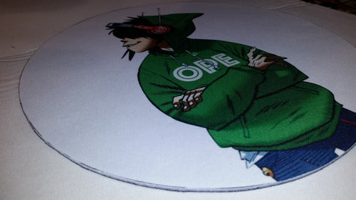 Gorillaz Paño Slipmat Latex Por Unidad Muy Buena Calidad 7