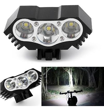 CREE XM-L T6 LED Bicycle Headlight - 3 Pack 1