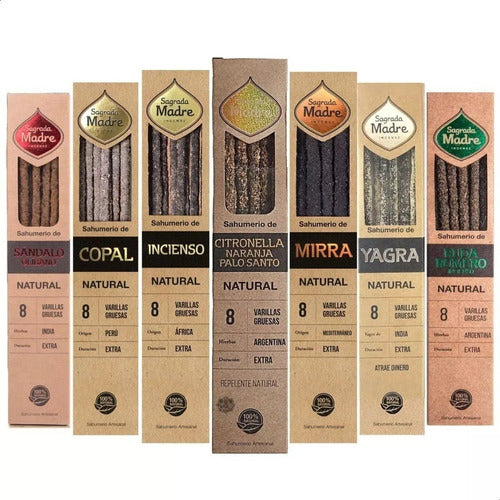 Sagrada Madre Natural Resin Incense Pack of 6 24