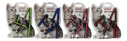 JTA Store Technology Cat Harness with Leash Adjustable Up to 16cm 0