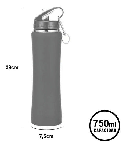Thermal Sports Bottle 750ML with Silicone Spout 8