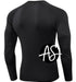 AbastoShop Online Long Sleeve Thermal Fleece Men's Lycra Sports Shirt 3