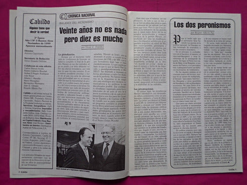 Revista Cabildo N° 3 Año 1 Noviembre 1999 - Peronismo 1