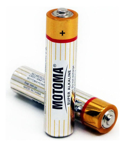Motoma Alkaline AAA Batteries - 30 Units in San Martin Caseros 0