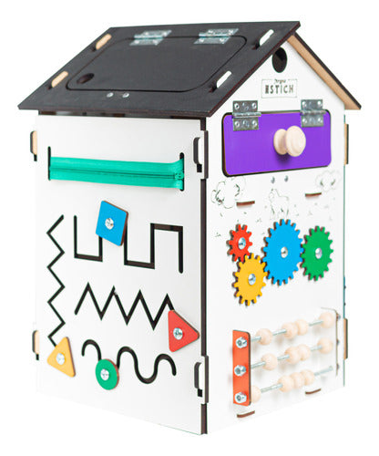 Montessori Locks Challenge House Educational Toy by Estich 1