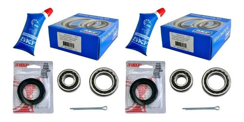 Set of 2 SKF Rear Wheel Bearings Kit for Corsa Agile Celta 1