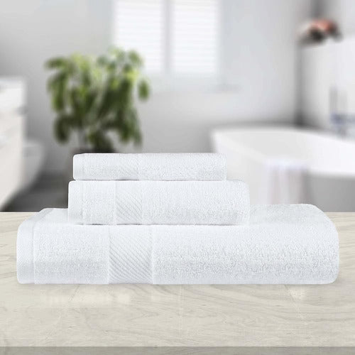 Superior 3-Piece Quick-Dry Egyptian Cotton Towel Set 1