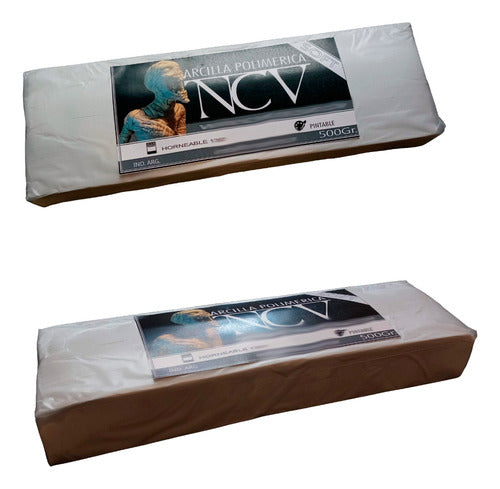 NCV Polymer Clay Soft 1kg for Sculpting and Softener 5