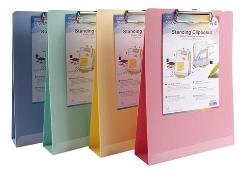 Vertical A4 Document Holder Yellow Pastel - DATABANK 4