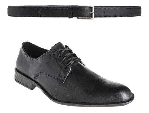 Simón de la Costa Dress Shoes and Belt Eco Leather Combo 1